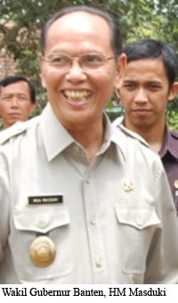 Wakil Gubernur Banten, HM Masduki